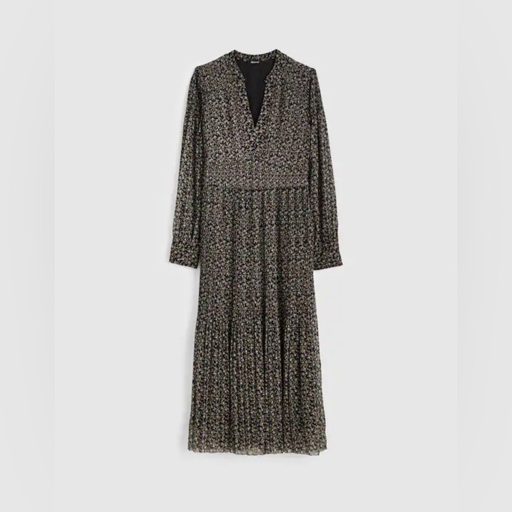 MADEWELL PLEATED PUFF SLEEVE MAXI DRESS IN FLORAL   NWT  original price $258.00 - Picture 10 of 13